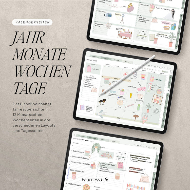Digitaler Planer 2027 | Der Gamechanger