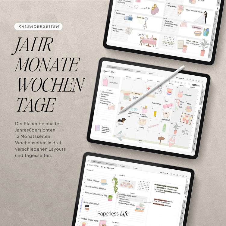 Digitaler Planer 2027 | Der Gamechanger