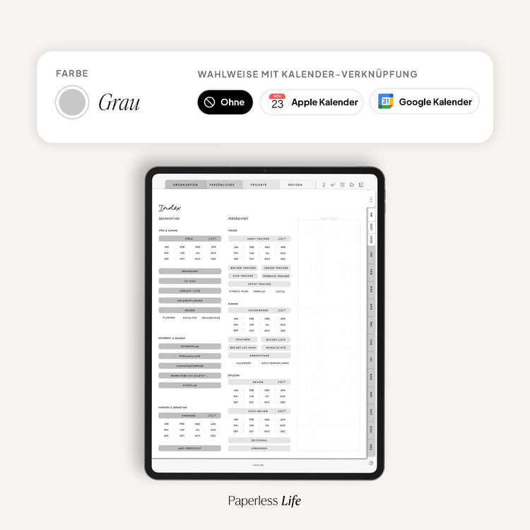 Digitaler Planer 2027 | Der Gamechanger