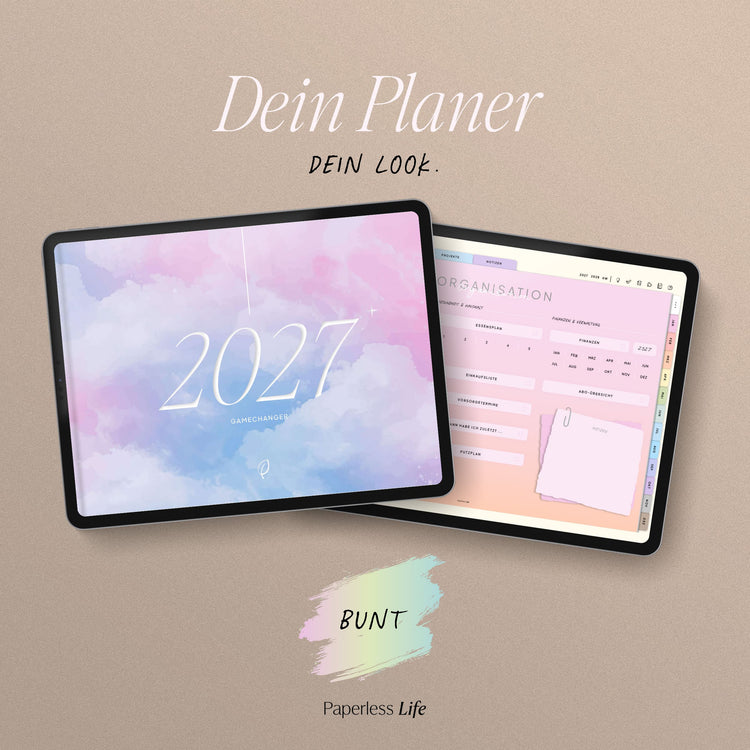Digitaler Planer 2027 | Der Gamechanger