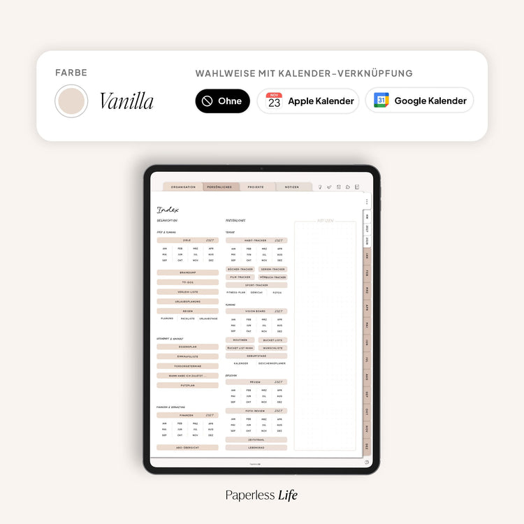 Digitaler Planer 2027 | Der Gamechanger