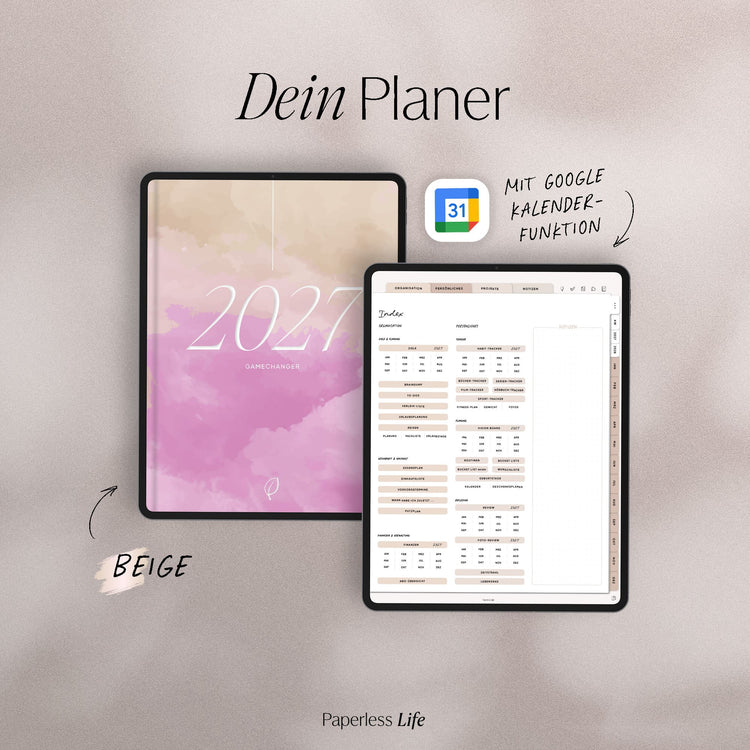 Digitaler Planer 2027 | Der Gamechanger