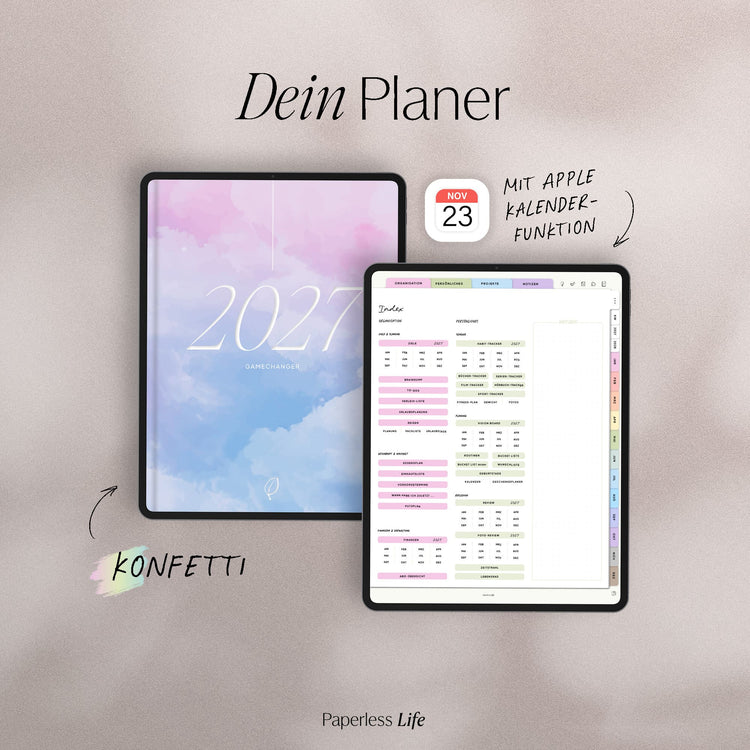 Digitaler Planer 2027 | Der Gamechanger
