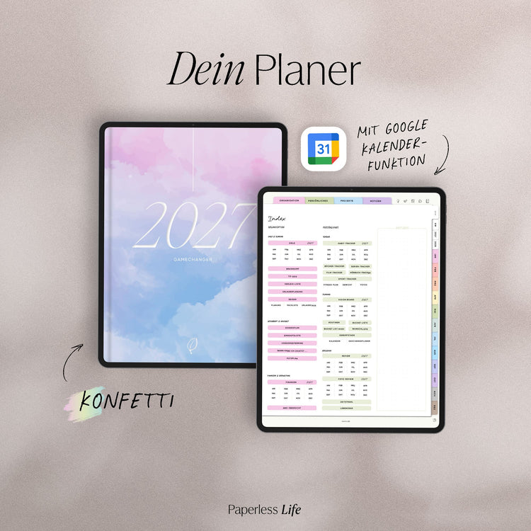 Digitaler Planer 2027 | Der Gamechanger