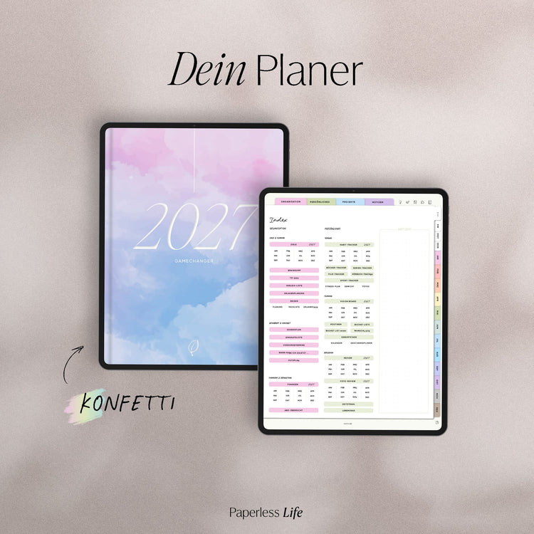 Digitaler Planer 2027 | Der Gamechanger
