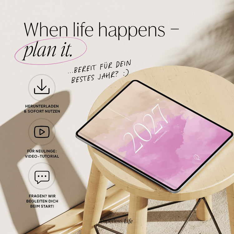 Digitaler Planer 2027 | Der Gamechanger