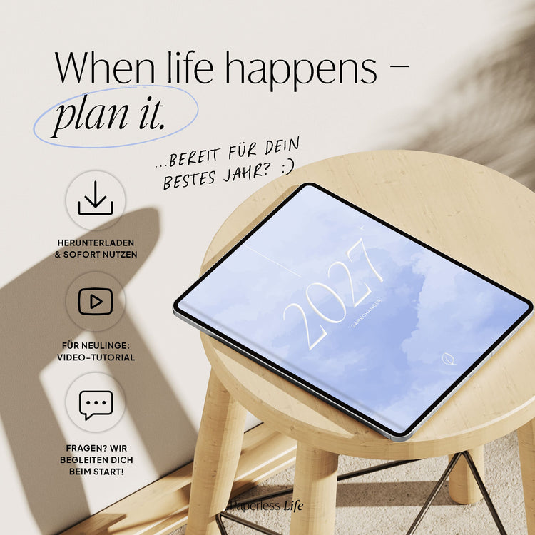 Digitaler Planer 2027 | Der Gamechanger