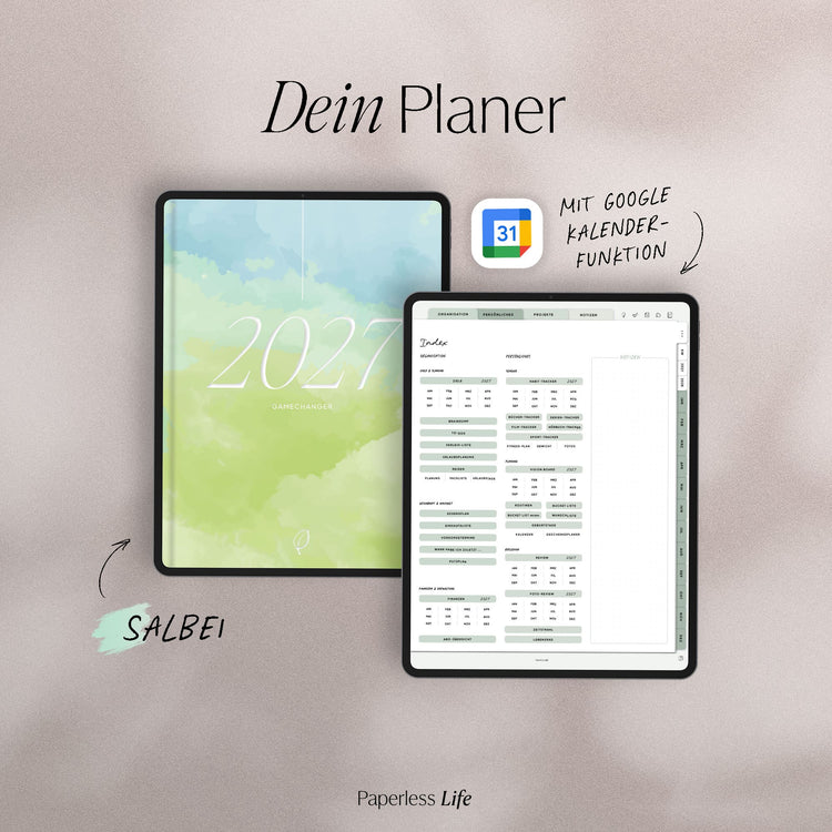 Digitaler Planer 2027 | Der Gamechanger