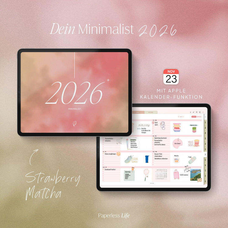Digitaler Planer 2026 | Der Minimalist