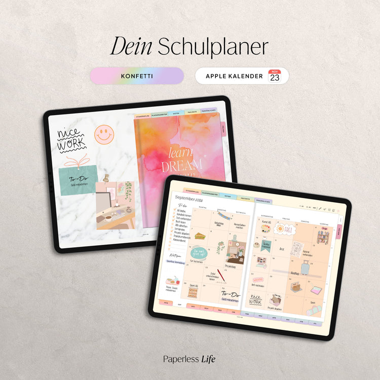 Digital Student Calendar 2025/26