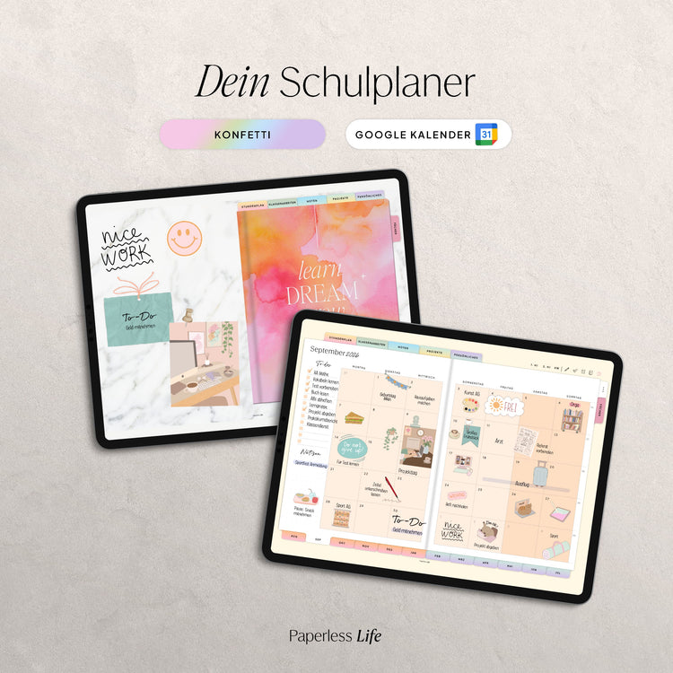 Digital Student Calendar 2025/26