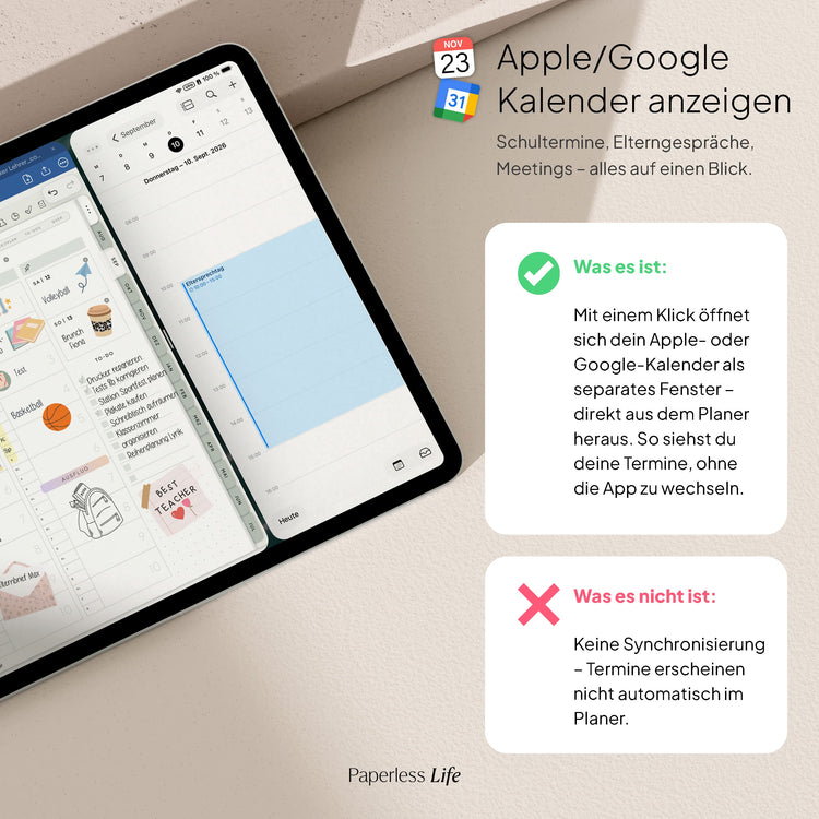 Digitaler Planer für die Schulleitung 26/27