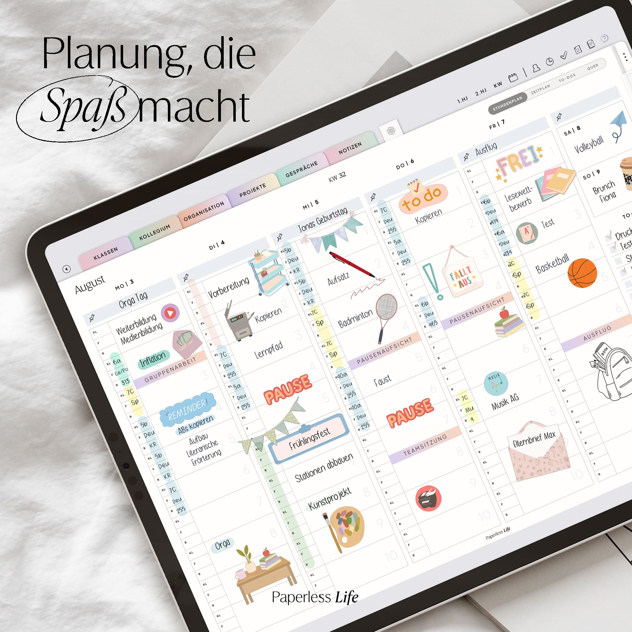Digitaler Planer für die Schulleitung 26/27