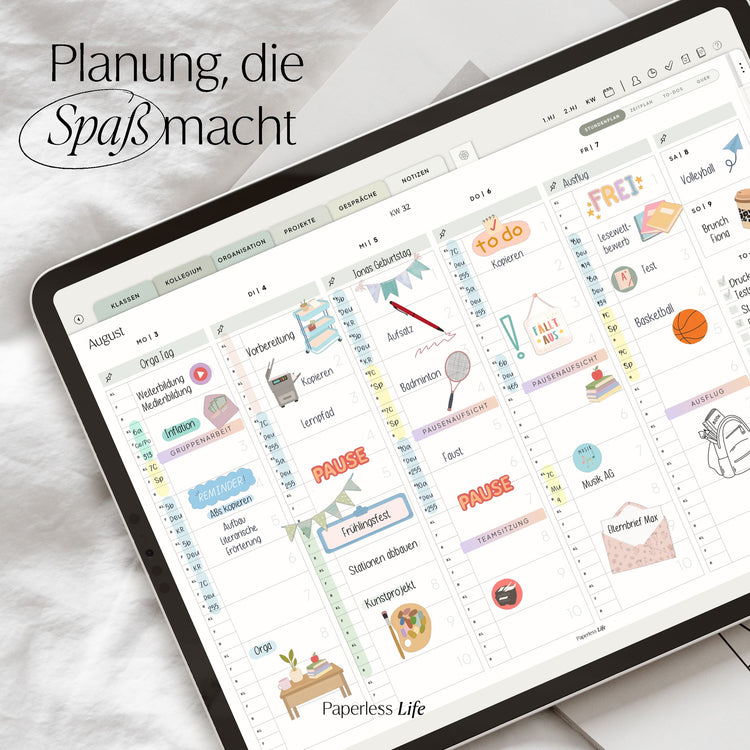 Digitaler Planer für die Schulleitung 26/27
