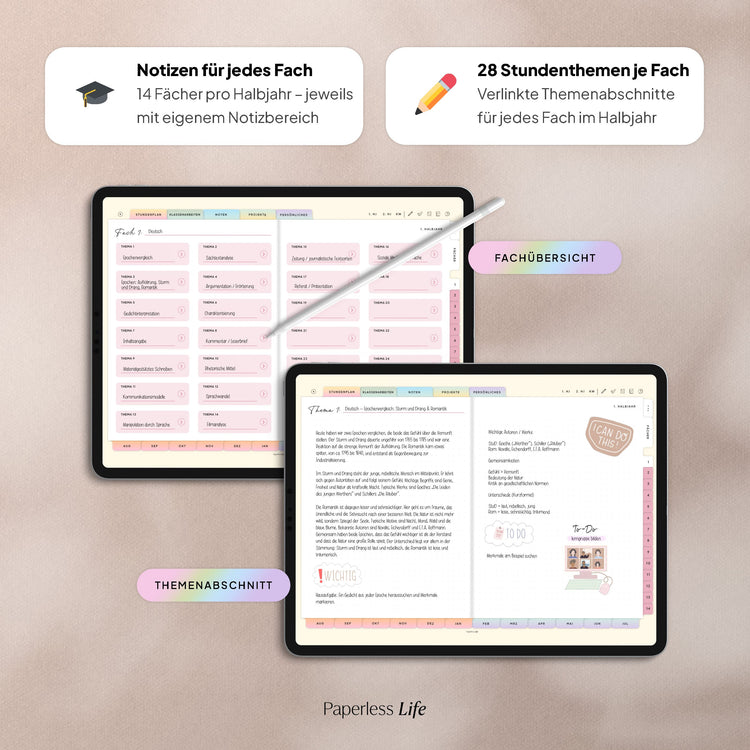 Digital Student Calendar 2025/26