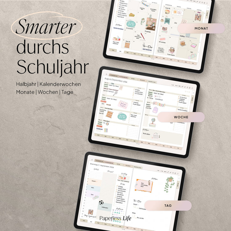 Digital Student Calendar 2025/26