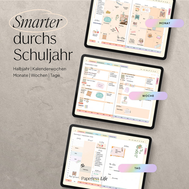 Digital Student Calendar 2025/26