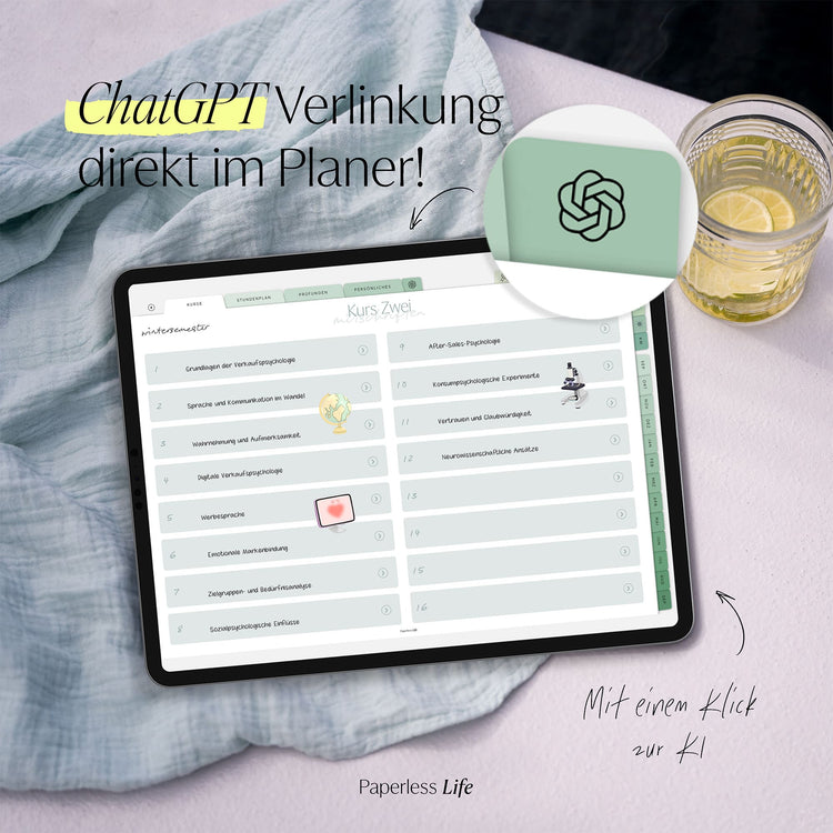 Bundle: Digitaler Studienplaner 2025/26 "Study-Buddy"