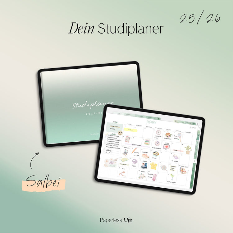 Bundle: Digitaler Studienplaner 2025/26 "Study-Buddy"