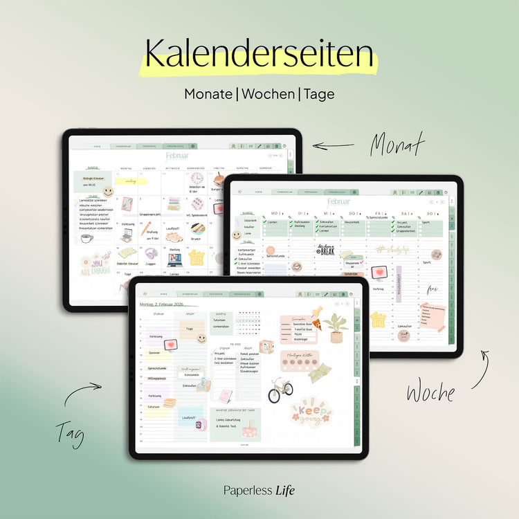 Bundle: Digitaler Studienplaner 2025/26 "Study-Buddy"