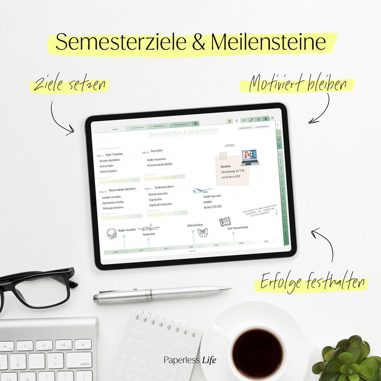 Bundle: Digitaler Studienplaner 2025/26 "Study-Buddy"