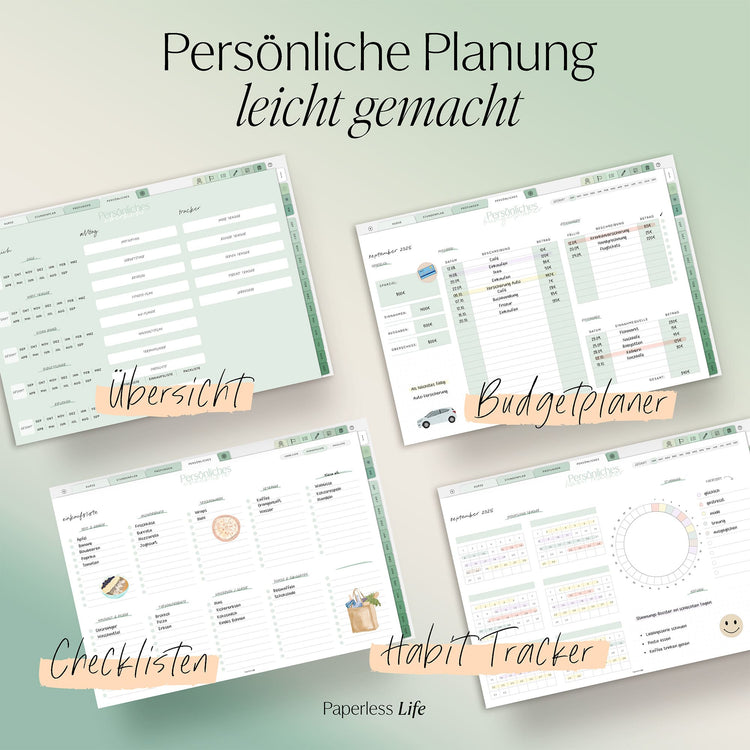 Bundle: Digitaler Studienplaner 2025/26 "Study-Buddy"