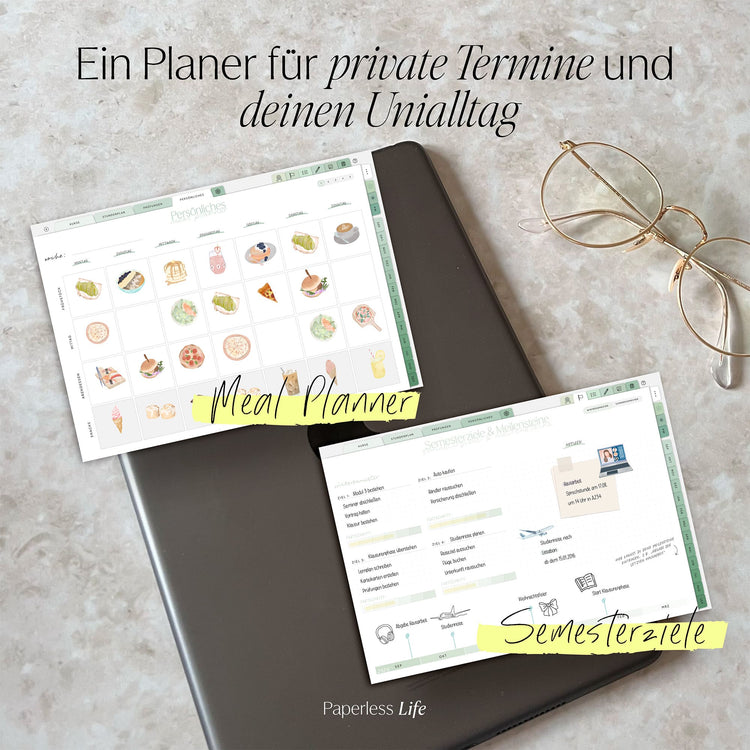 Bundle: Digitaler Studienplaner 2025/26 "Study-Buddy"