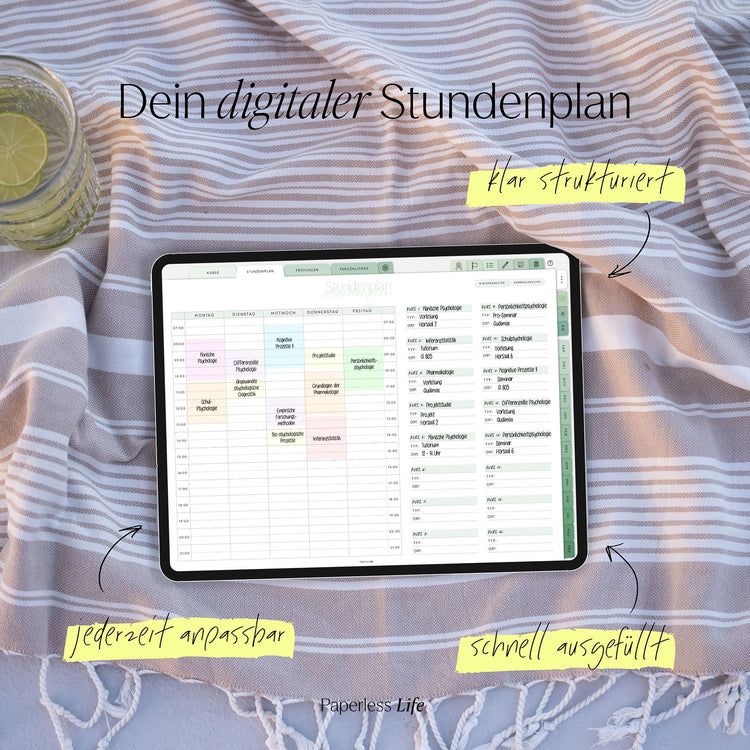 Bundle: Digitaler Studienplaner 2025/26 "Study-Buddy"