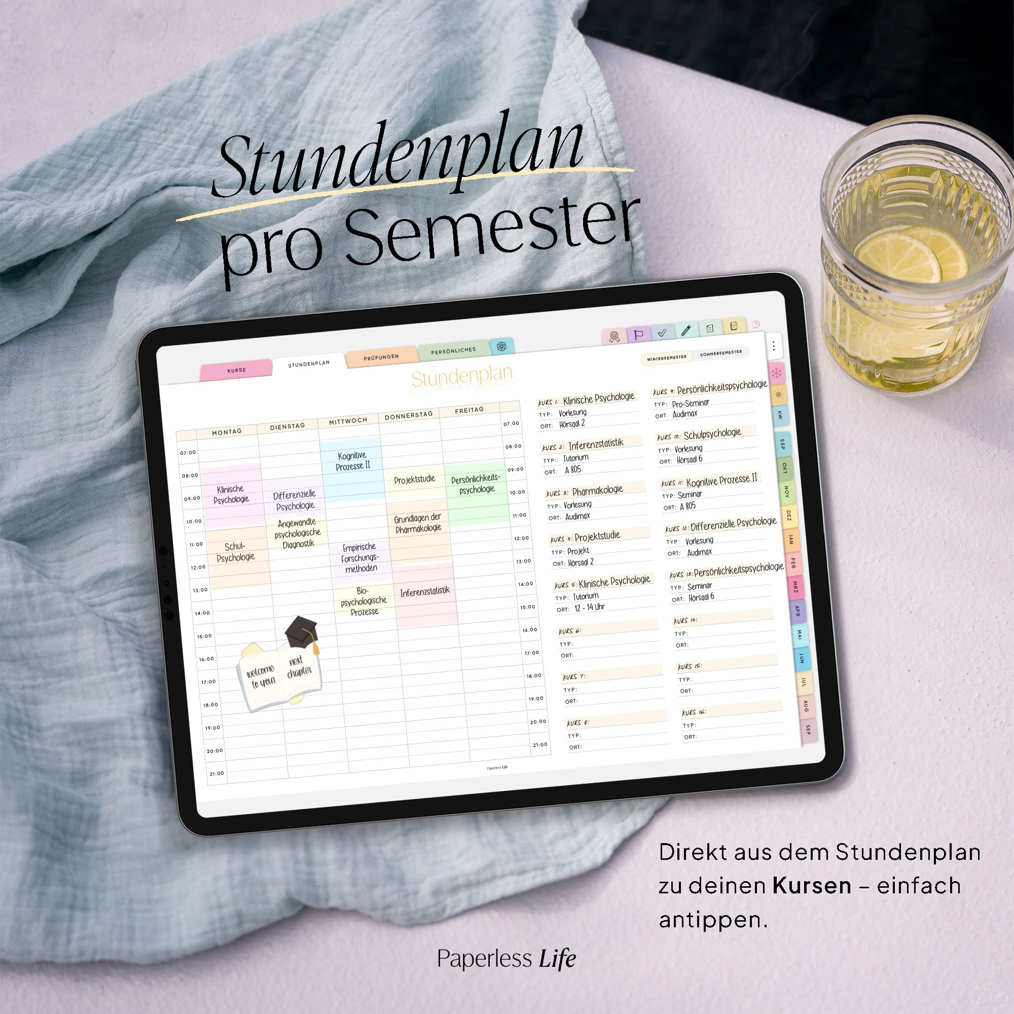 Digital Study Planner 2025/26 "Study-Buddy"