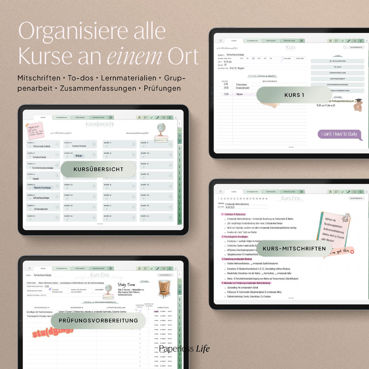 Digital Study Planner 2025/26 "Study-Buddy"