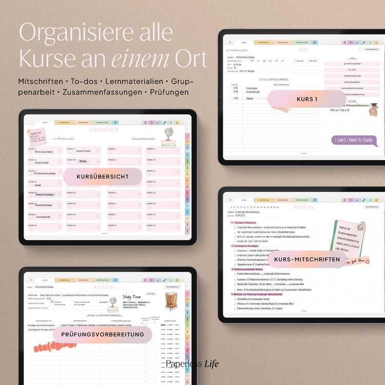 Digital Study Planner 2025/26 "Study-Buddy"