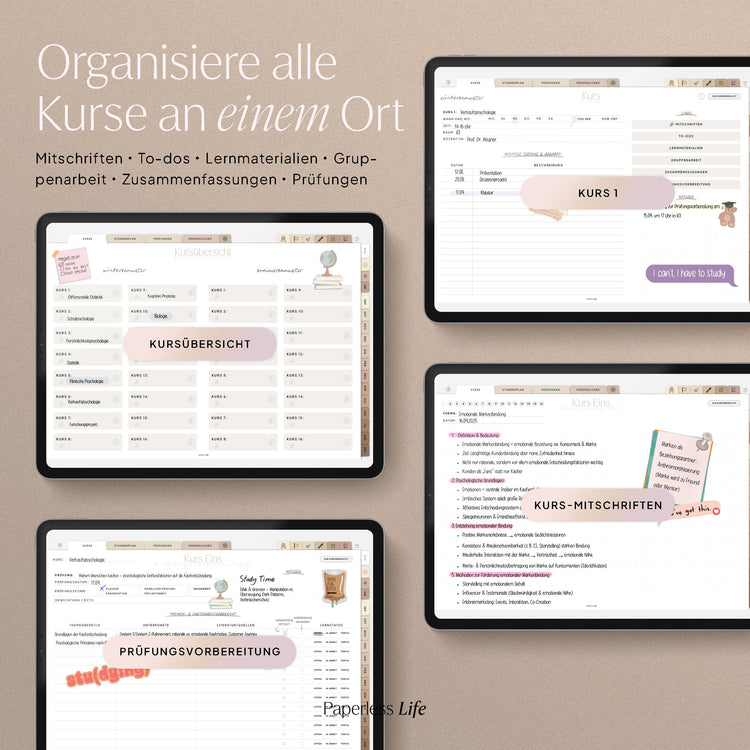 Digital Study Planner 2025/26 "Study-Buddy"