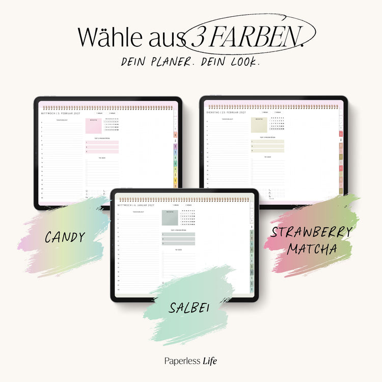 Digitaler Tagesplaner 2027 | Paperless Basics
