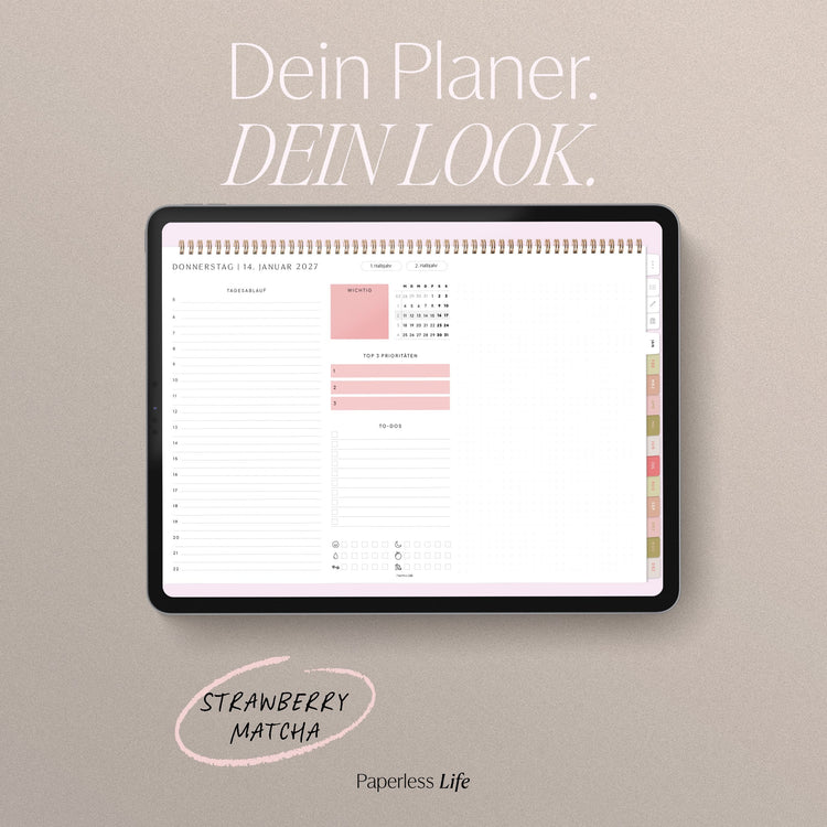 Digitaler Tagesplaner 2027 | Paperless Basics