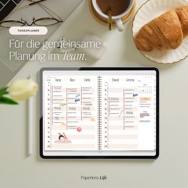 Digitaler Terminplaner 2027 | Für Solo-Selbstständige und kleine Teams
