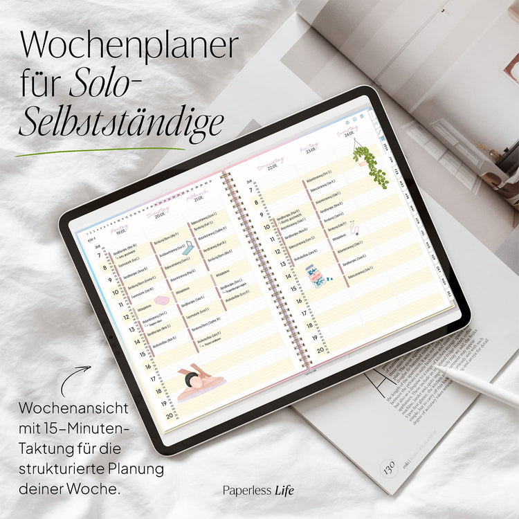 Digitaler Terminplaner 2026 | Für Solo-Selbstständige und kleine Teams
