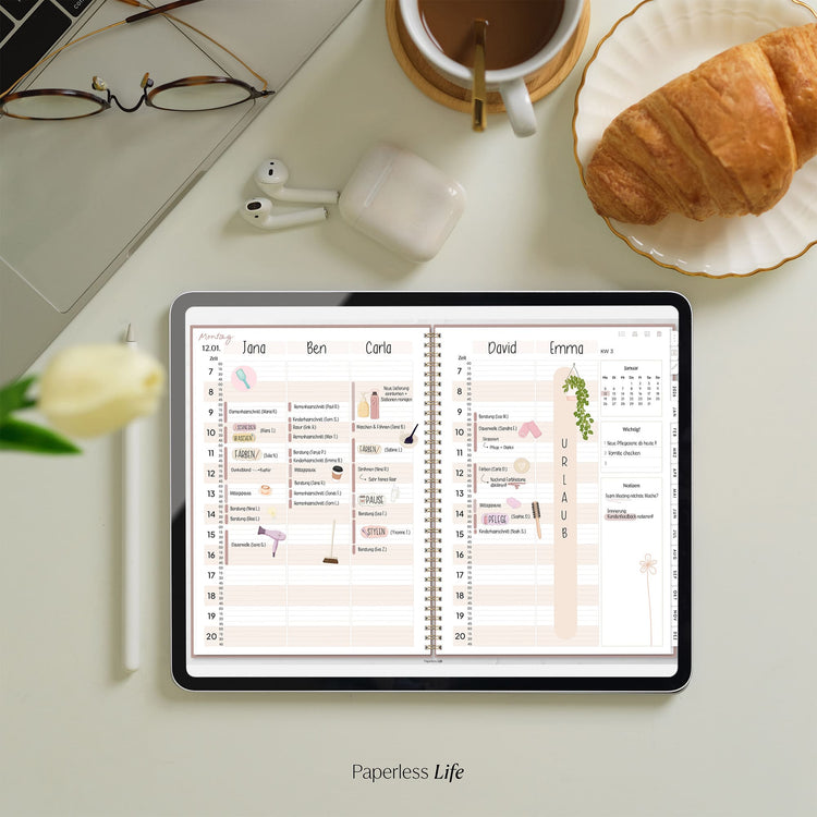 Digitaler Terminplaner 2026 | Für Solo-Selbstständige und kleine Teams