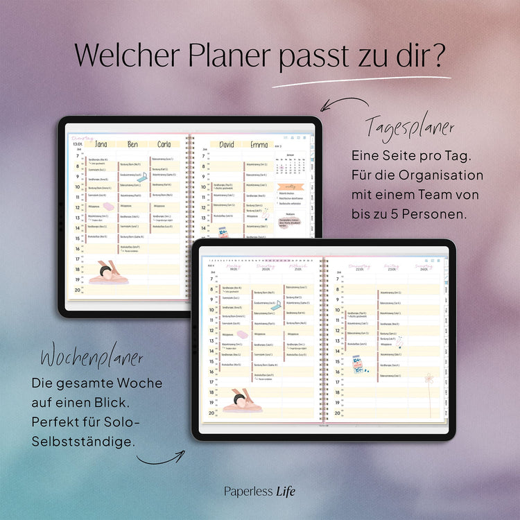 Digitaler Terminplaner 2026 | Für Solo-Selbstständige und kleine Teams