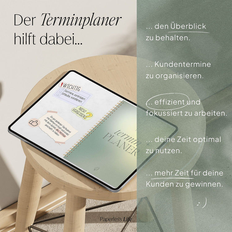 Digitaler Terminplaner 2026 | Für Solo-Selbstständige und kleine Teams