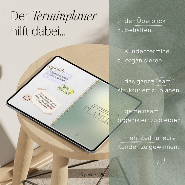 Digitaler Terminplaner 2026 | Für Solo-Selbstständige und kleine Teams