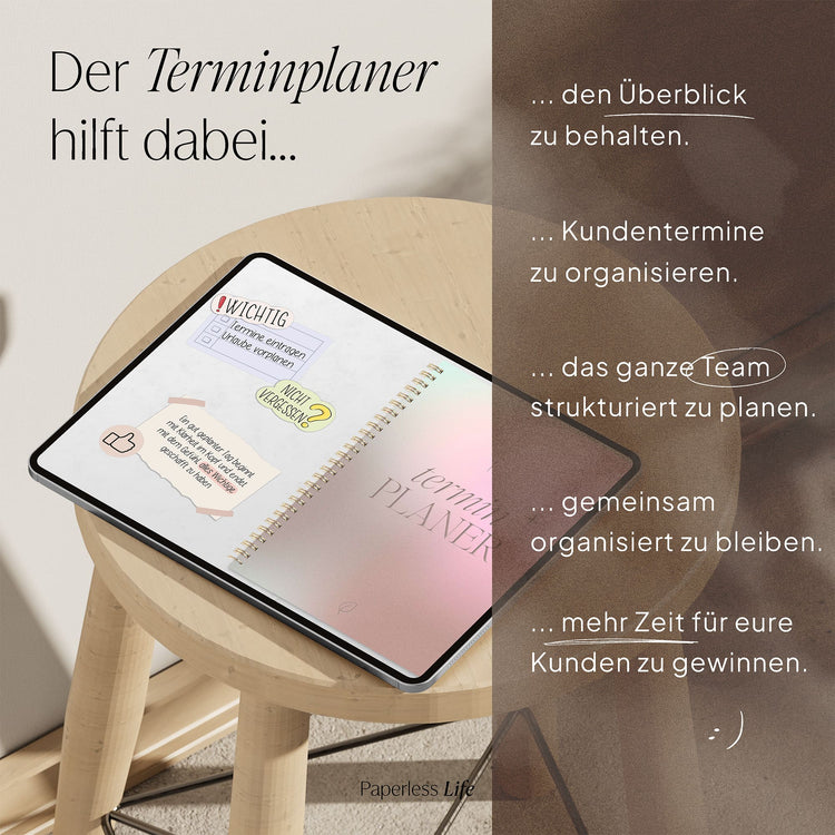 Digitaler Terminplaner 2026 | Für Solo-Selbstständige und kleine Teams