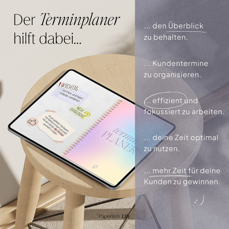 Digitaler Terminplaner 2026 | Für Solo-Selbstständige und kleine Teams