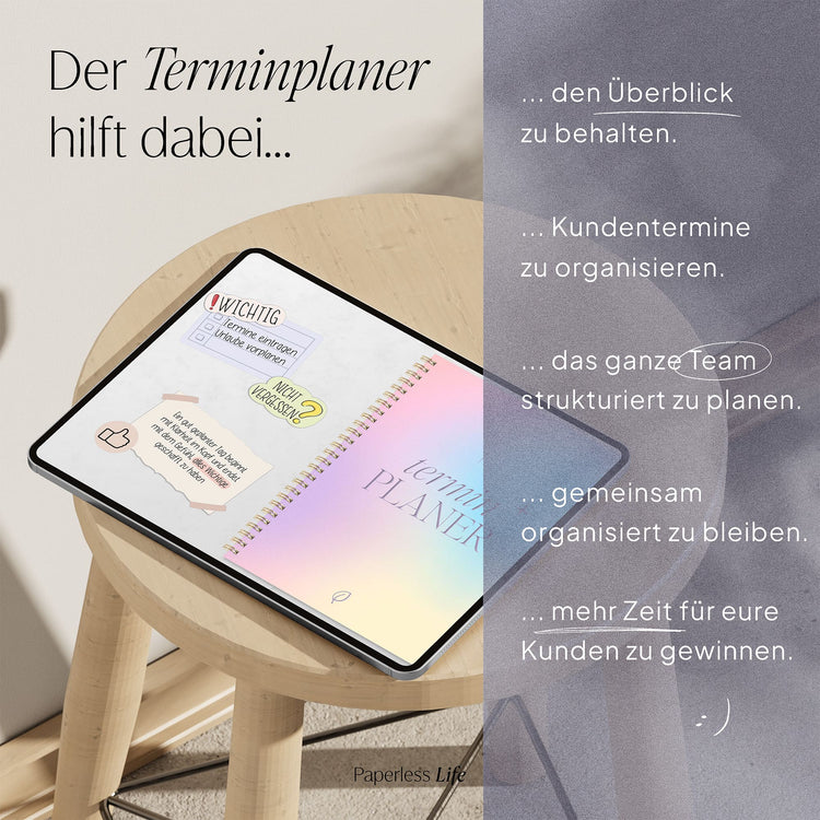 Digitaler Terminplaner 2026 | Für Solo-Selbstständige und kleine Teams