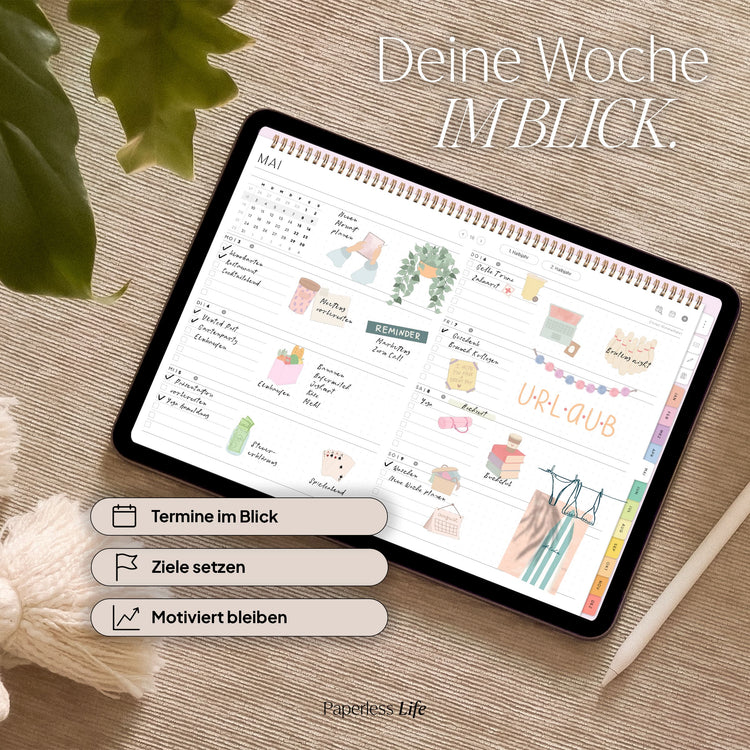 Digital Weekly Planner 2025