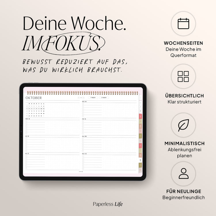 Digital Weekly Planner 2025