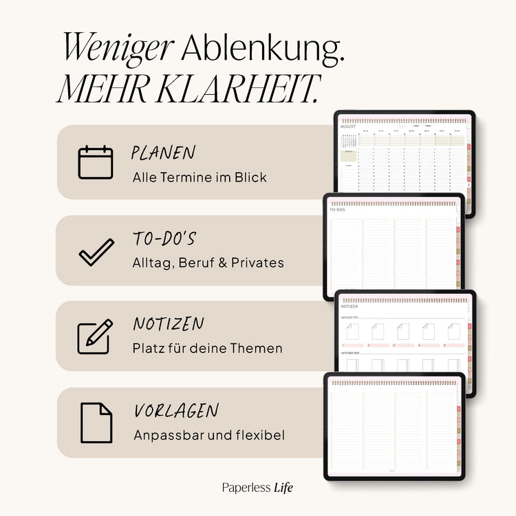 Digital Weekly Planner 2025