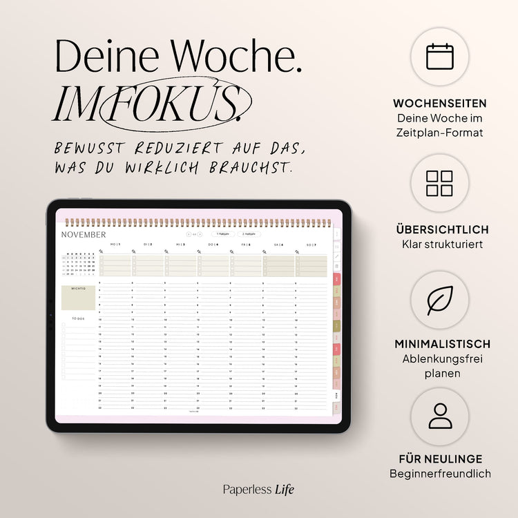 Digital Weekly Planner 2025