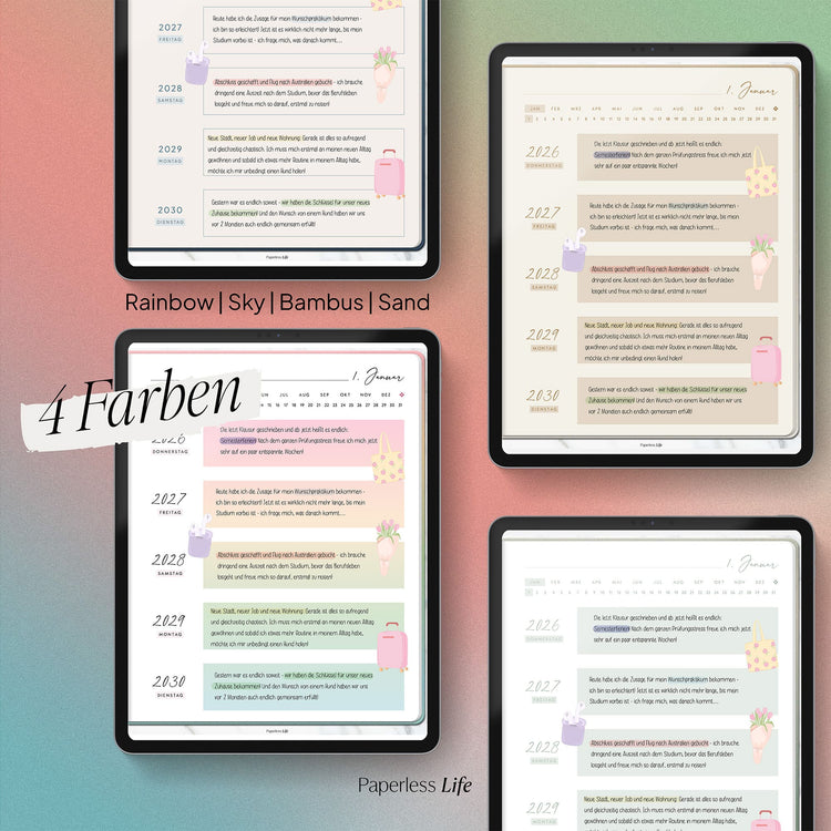 Fivory – Das 5-Jahres-Tagebuch | 2026-2030