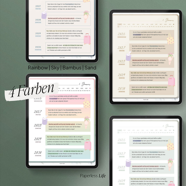 Fivory – Das 5-Jahres-Tagebuch | 2026-2030