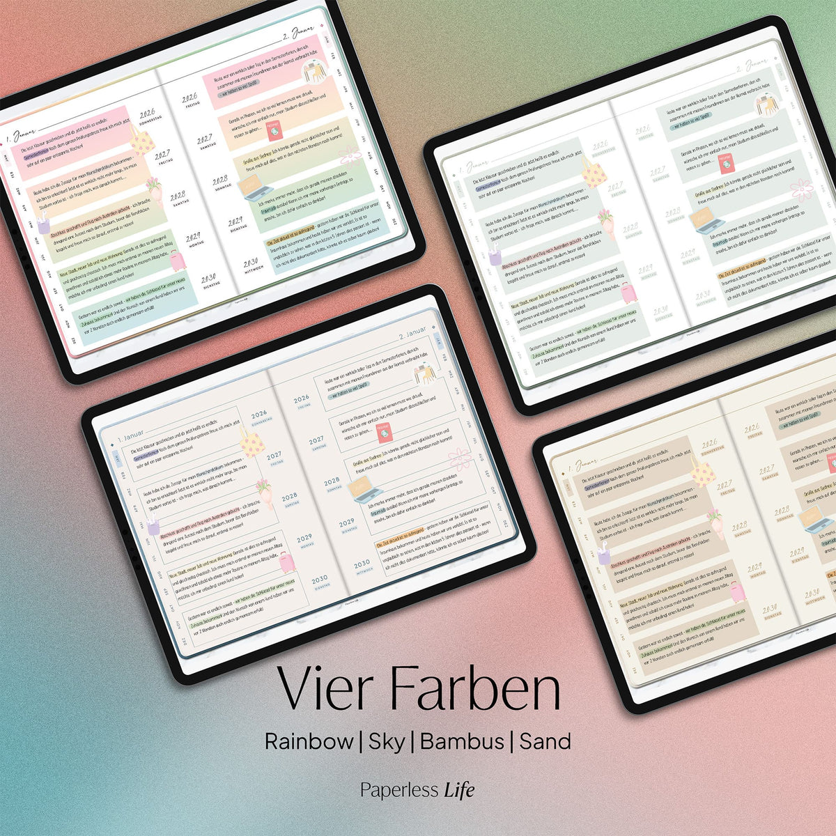 Fivory – Das 5-Jahres-Tagebuch | 2026-2030